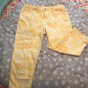 Chico’s crop cotton slacks.